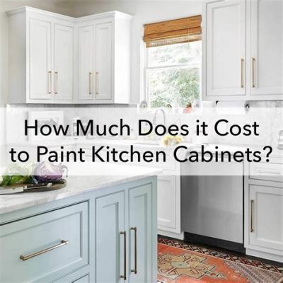 how much to charge for painting cabinets: the importance of understanding labor costs in the home improvement industry